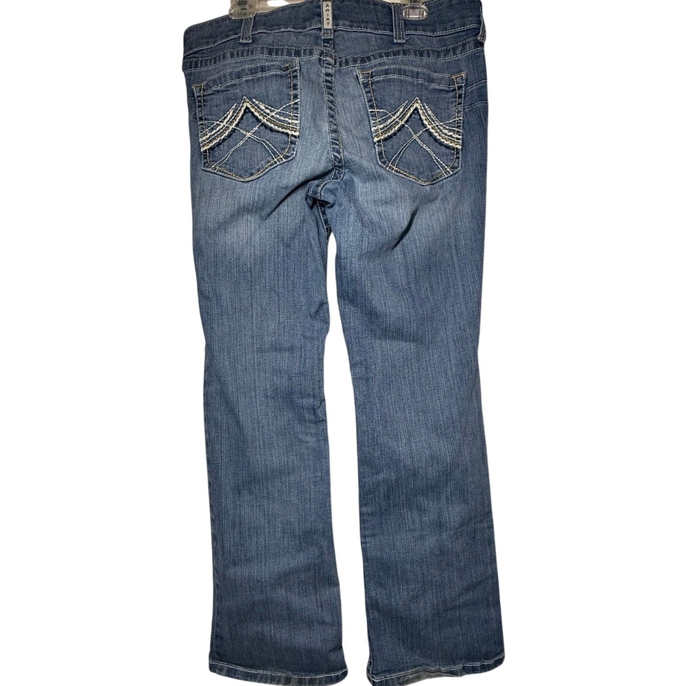 Ariat Women's R.E.A.L. Mid Rise Stretch‎ Whipstitch Boot Cut Jeans 33R
